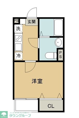 エクセラン所沢の物件間取画像